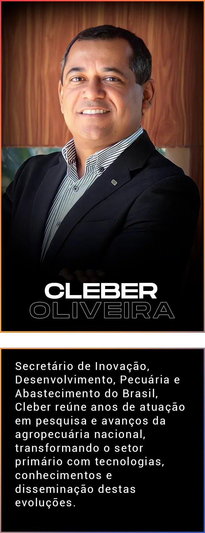Palestrante - CLEBER OLIVEIRA